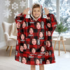 Custom Photo Family Hoodie Blanket For Family Gift HA75 898386