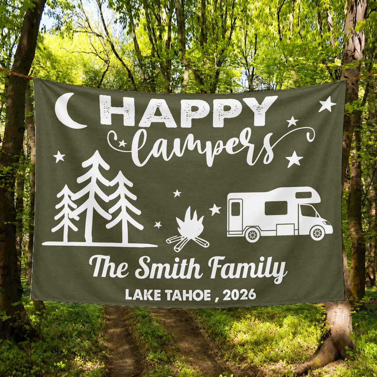 Personalized The Best Memories Are Made Camping Tapestry HO82 903074