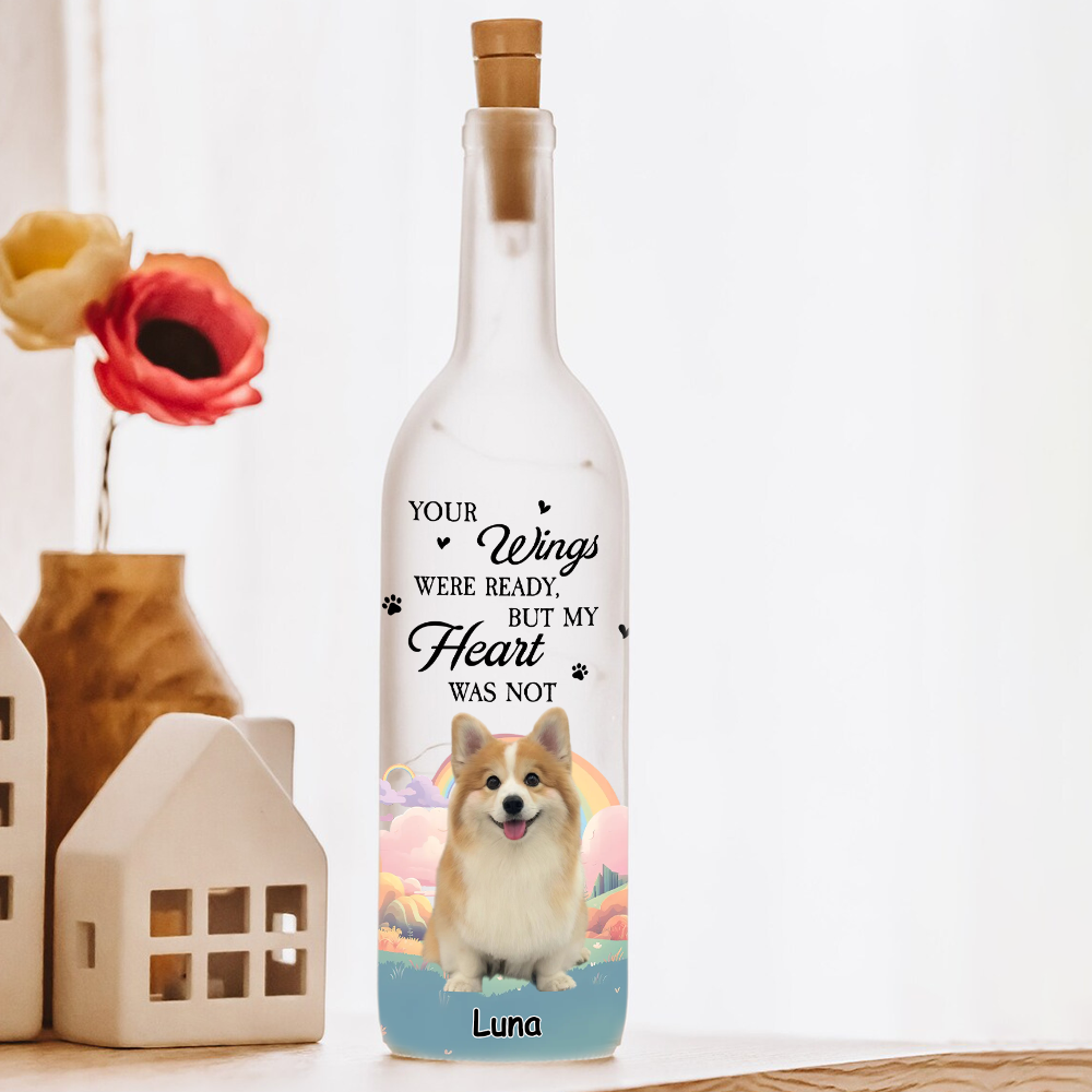 My Heart Was Not Ready Leave You - Personalized Bottle Lamp LM32 893953
