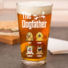 Personalized The Dog Father Print Beer Glass Personalized Gift For Dog Dad HO82 894134