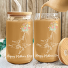Personalized Floral Hands Mom With Kids Mother's Day Glass Can With Lid LM32 893291