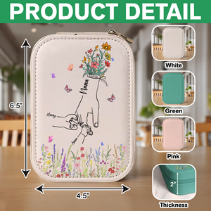 Personalized Every Child is a Wildflower in Mom’s Garden of Love Makeup Box With LED LM32 893303