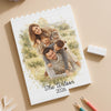 Personalized Photo Family Watercolor Building Brick Blocks Christmas Gifts HA75 919048