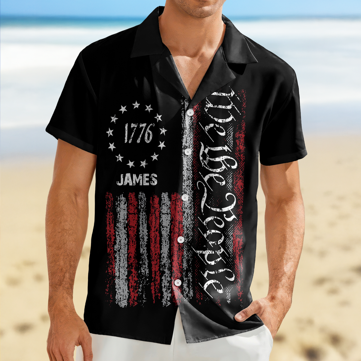 Custom Name We The People Hawaii Shirt TH10 896383
