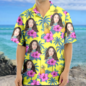 Custom Human Photo Tropical Vibe Family Hawaii Shirt HO82 893746