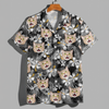Custom Photo Funny Cat Family Tropical Hawaii Shirt HA75 892288