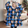 Custom Photo Family Hoodie Blanket For Family Gift HA75 898386