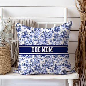 Personalized Dog Toile De Jouy Pillow Gift For Dog Lovers HO82 894198