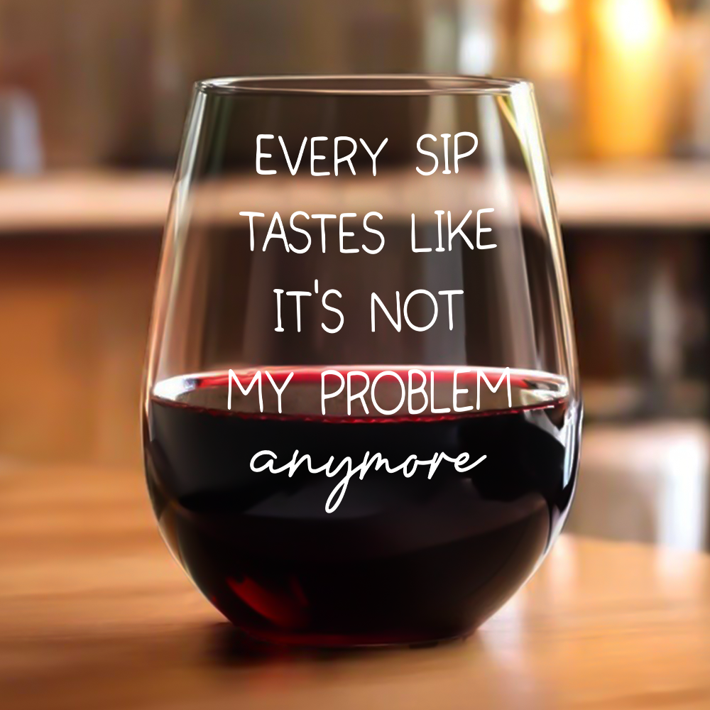Personalized Name Birth Month Flower Wine Glass - Happy Retirement Gift LM32 668921