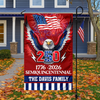 Custom Family Name Flag 250 Years America Garden Flag CH07 910626