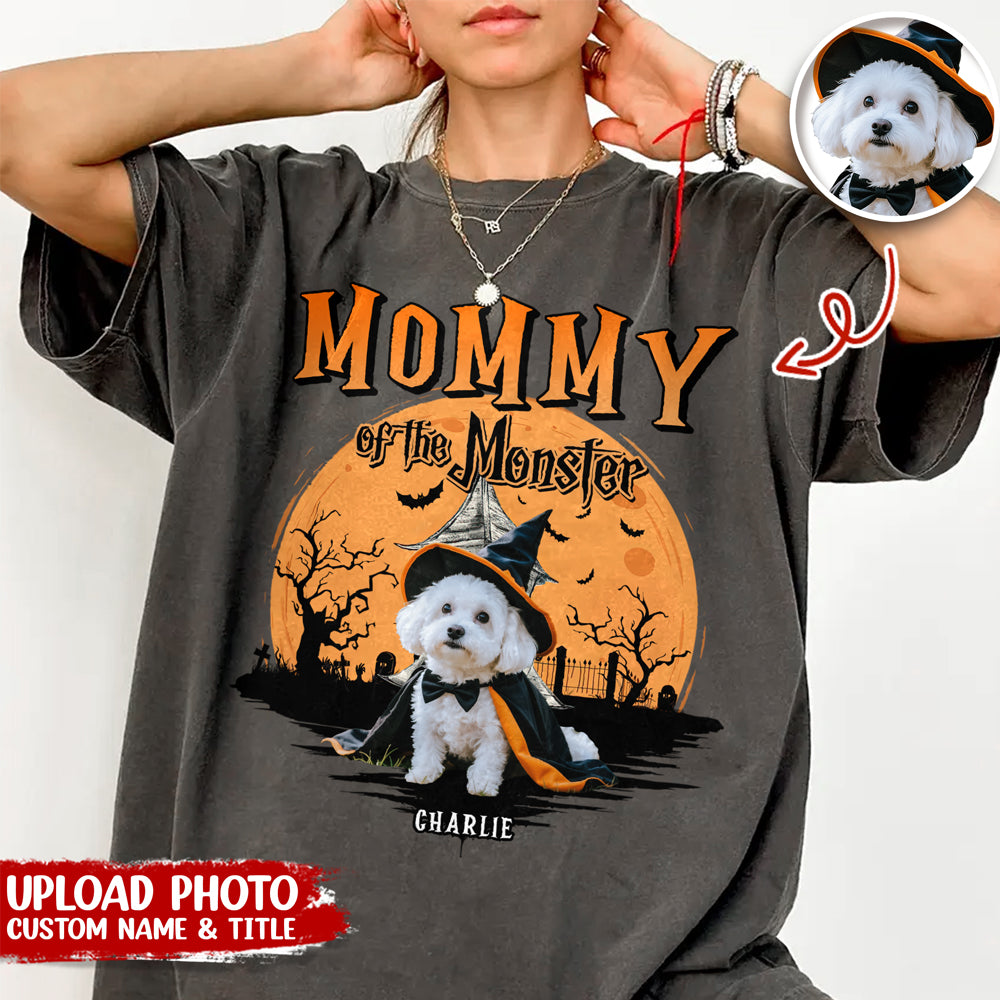 Mother Of Monsters Custom Dog Cat Photo Halloween Comfort Color Shirt CH07 899432