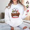 Custom Cute Dog Photo I Woof You A Merry Christmas Bright Shirt LM32 895757