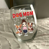 Best Dog Mom Ever Personalized Wine Glass Mother's Day Gift CH07 895498