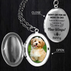 Custom Dog Cat Memorial Photo Personalized Don't Cry For Me Mom Locket Necklace CH07 895602