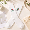 Custom Name Snowflake Christmas Embroidered Socks CH07 180876