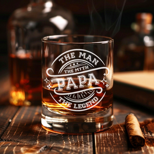 Custom Name The Man The Myth Whiskey Glass TH10 892877