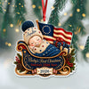 Personalized Baby’s First Christmas 2026 Acrylic Ornament America 250th Anniversary Baby Keepsake LM32 669959