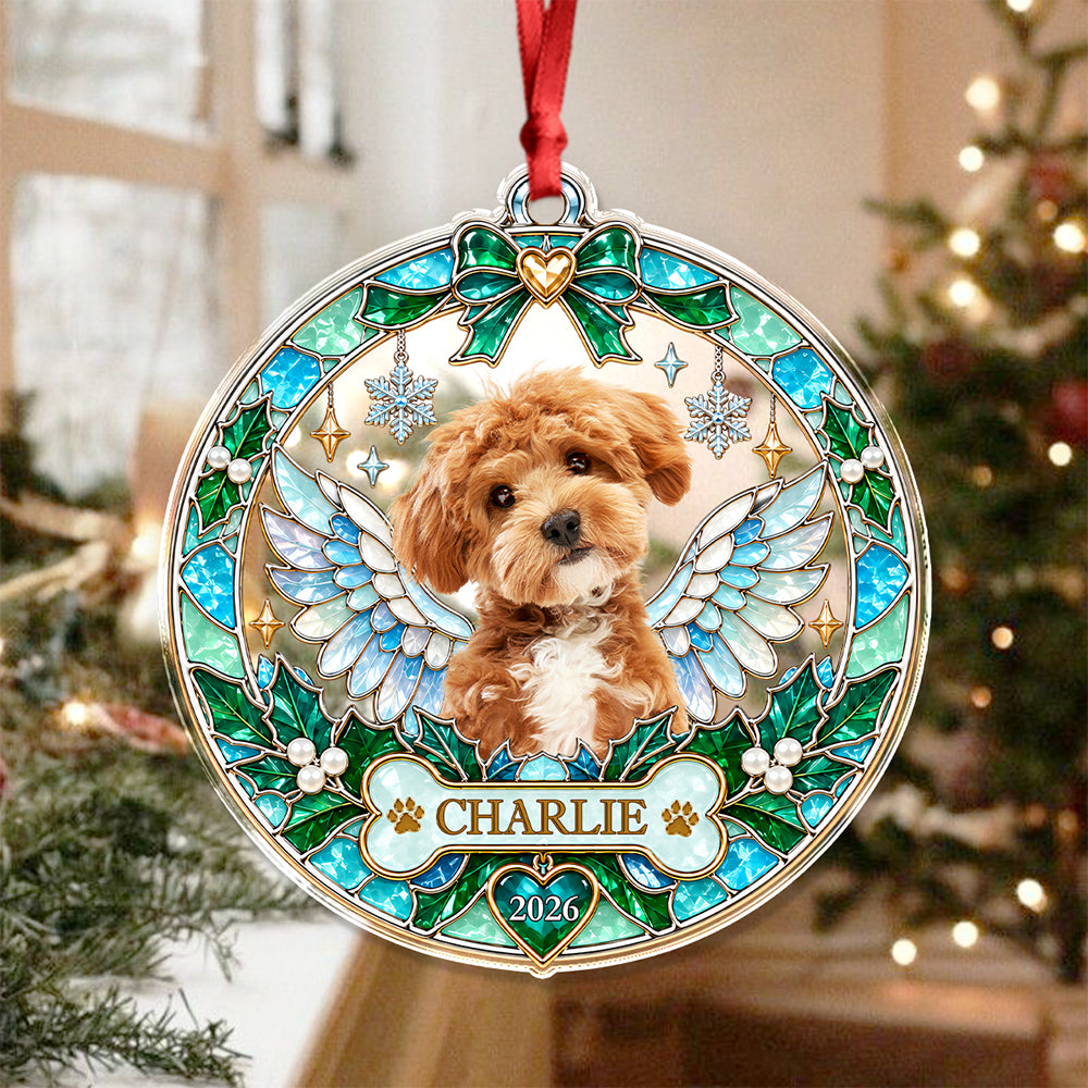 Custom Photo Dog Memorial Acrylic Ornament Gift For Dog Lovers HA75 919178