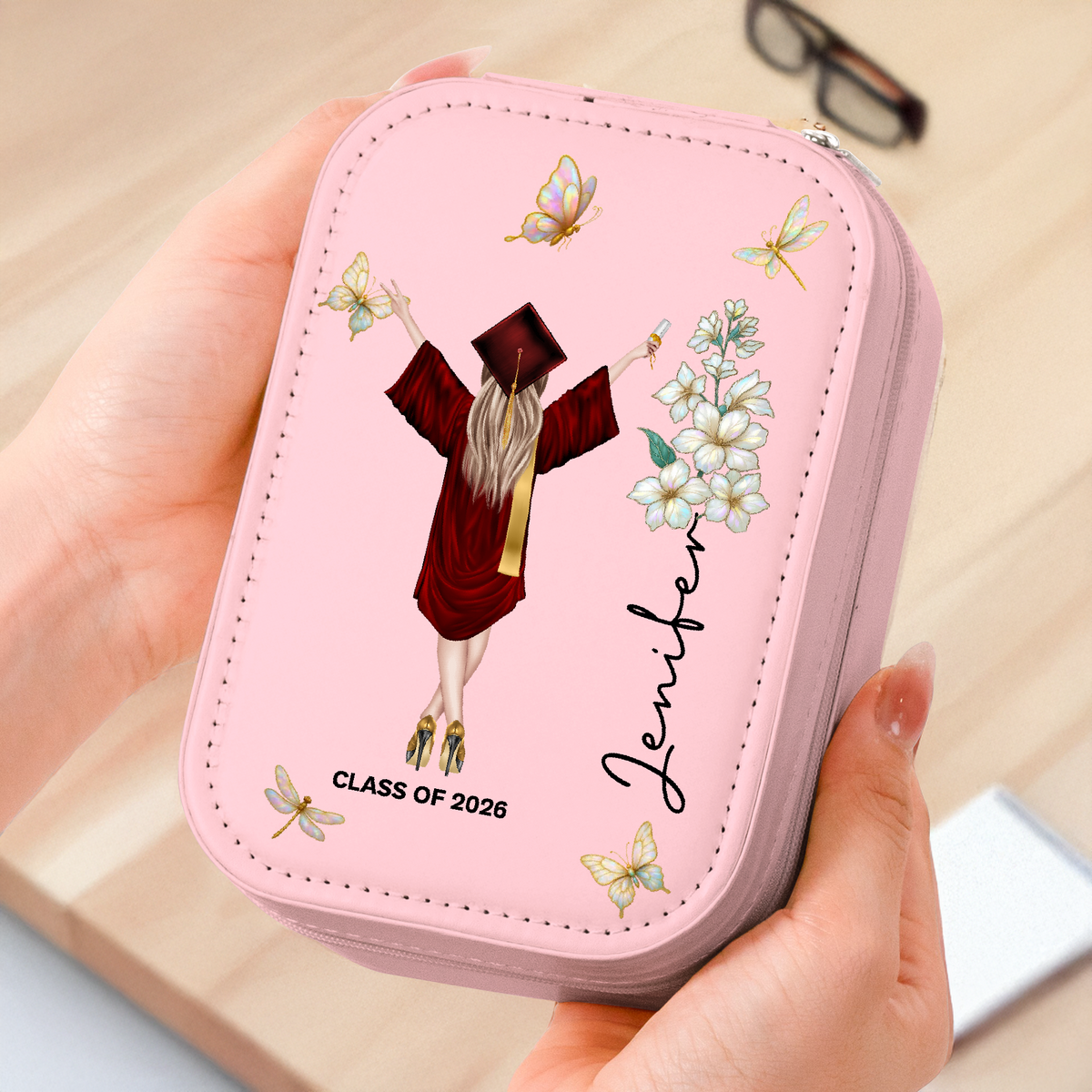 Congrats To Your Graduation Makeup Box With LED Graduation Gift TH10 896603