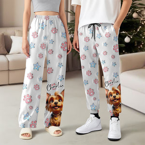 Custom Baby Dog Of Mom 3D Effect Sweatpants For Dog Lovers LM32 895935