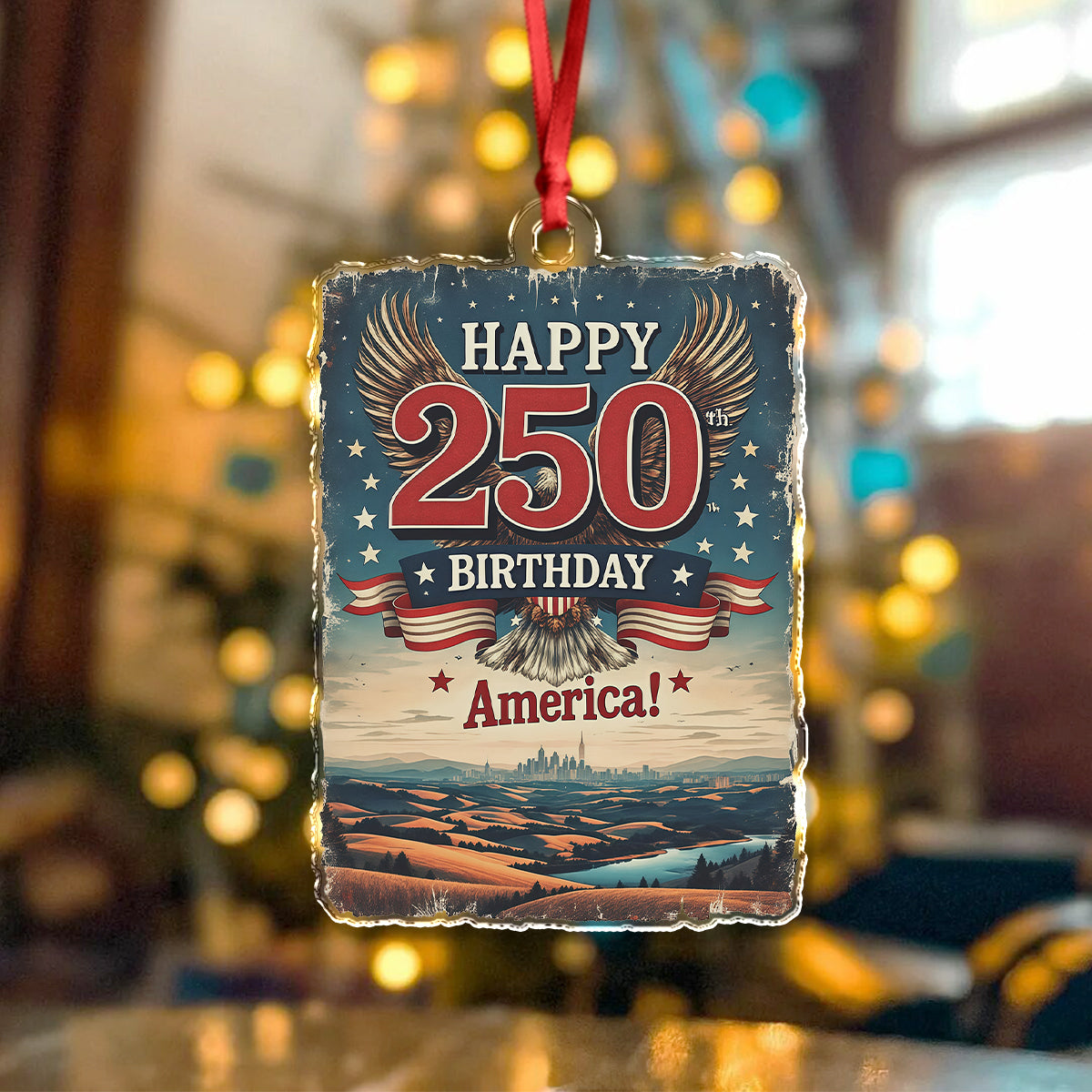 Happy 250 Birthday America Acrylic Ornament TH10 894787