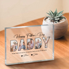 Custom Photo Happy Father's Day Acrylic Block Plaque, Unique Keepsake HO82 894014