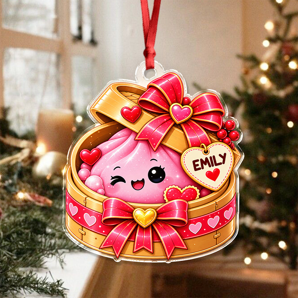 Personalized Kawaii Dumpling Acrylic Ornament For Christmas Tree Decoration LM32 670081