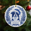 Custom Photo Dog Ceramic Ornament Christmas Gift For Dog Lover HA75 919186