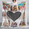 Custom Photo To The World You Are A Mum But To Me You Are The World Blanket Gift For Mother's Day TH10 892571