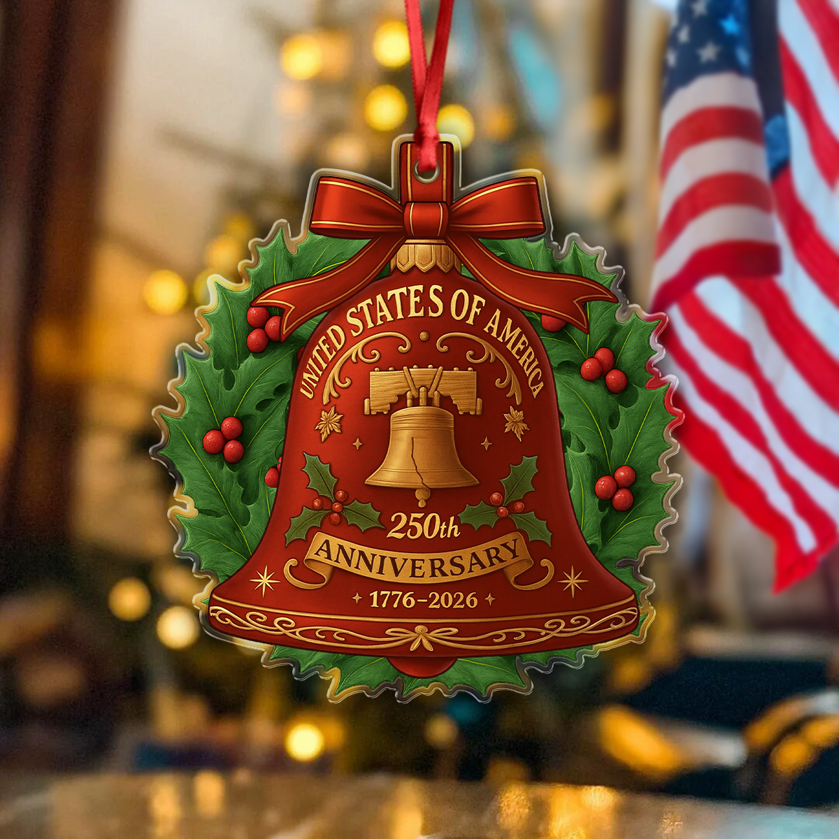 250 Years Anniversary United States of America Acrylic Ornament HA75 897804