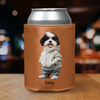 Custom Photo From The Reason You Drink Dog Lover Leather Can Cooler TH10 894089