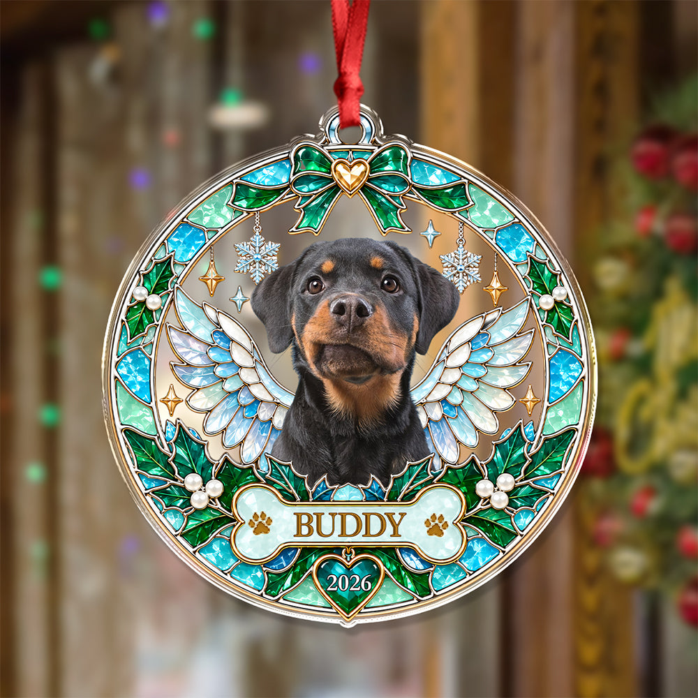 Custom Photo Dog Memorial Acrylic Ornament Gift For Dog Lovers HA75 919178