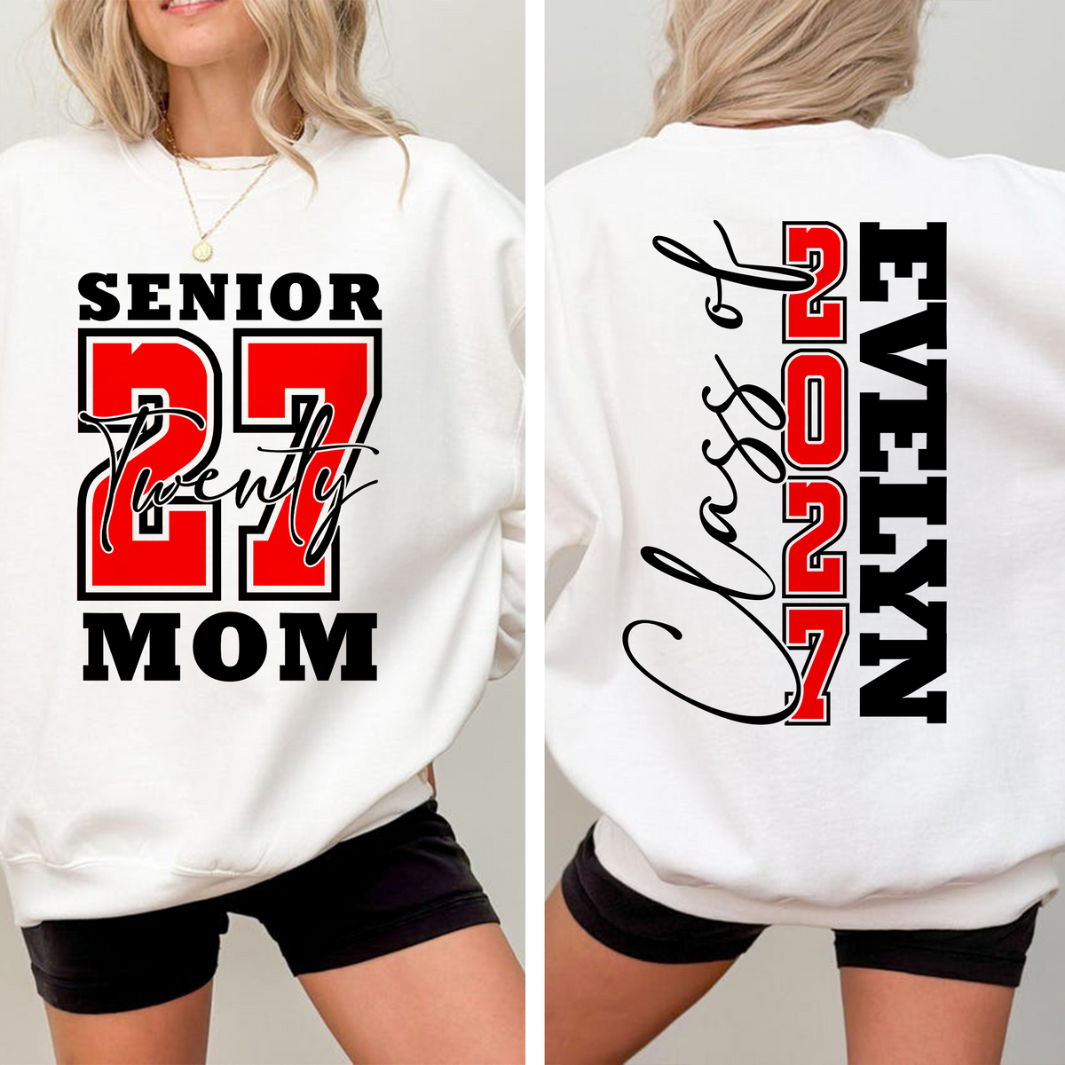 Personalized Congratulations Graduation Senior 2026 Front And Back Shirt TH10 169003