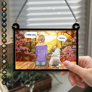 They Still Talk About You Window Hanging Memorial Suncatcher Ornament Personalized Gift HO82 891158