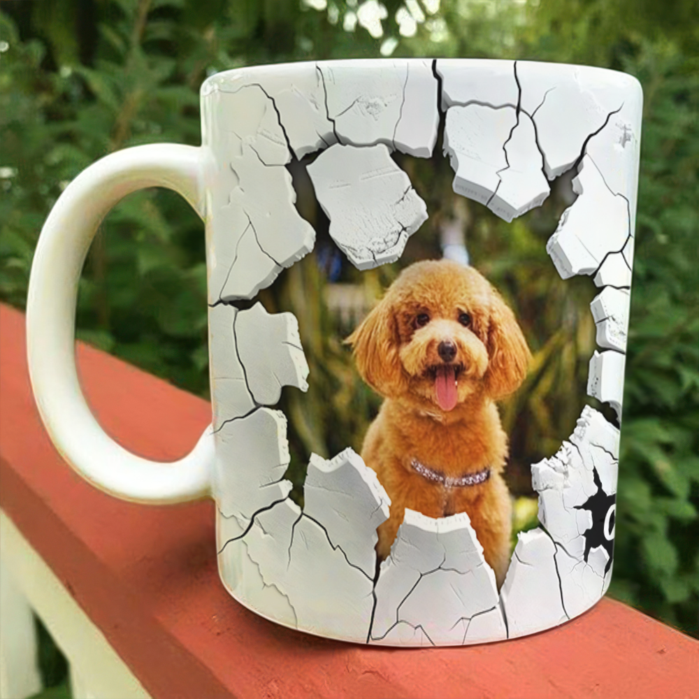 Custom Dog Cat Photo With 3D Inflated Mug Personalized Gift N369 893094