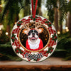Personalized Pet Photo Chimney Christmas Ceramic Ornament, Custom Holiday Tree Decor Gift For Pet Lovers HO82 904148