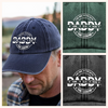 Custom Name Dad The Man The Myth The Legend Washed Denim Baseball Cap TH10 894005