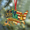 250 Years Of American Flag Liberty Eagle Acrylic Ornament Decor Gift HO82 900366