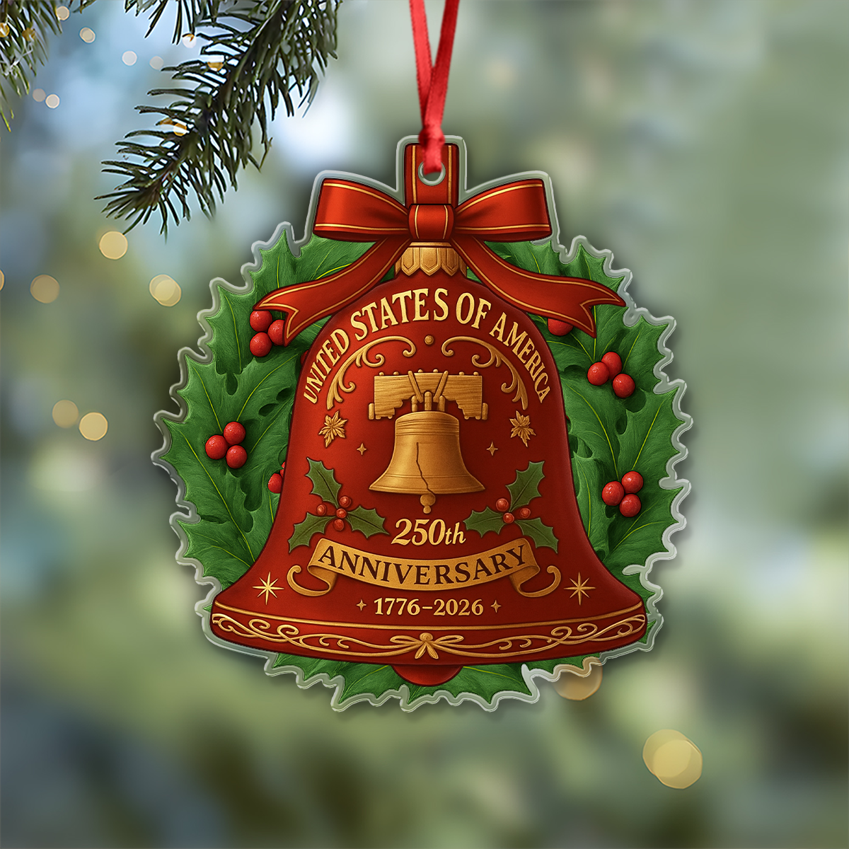 250 Years Anniversary United States of America Acrylic Ornament HA75 897804