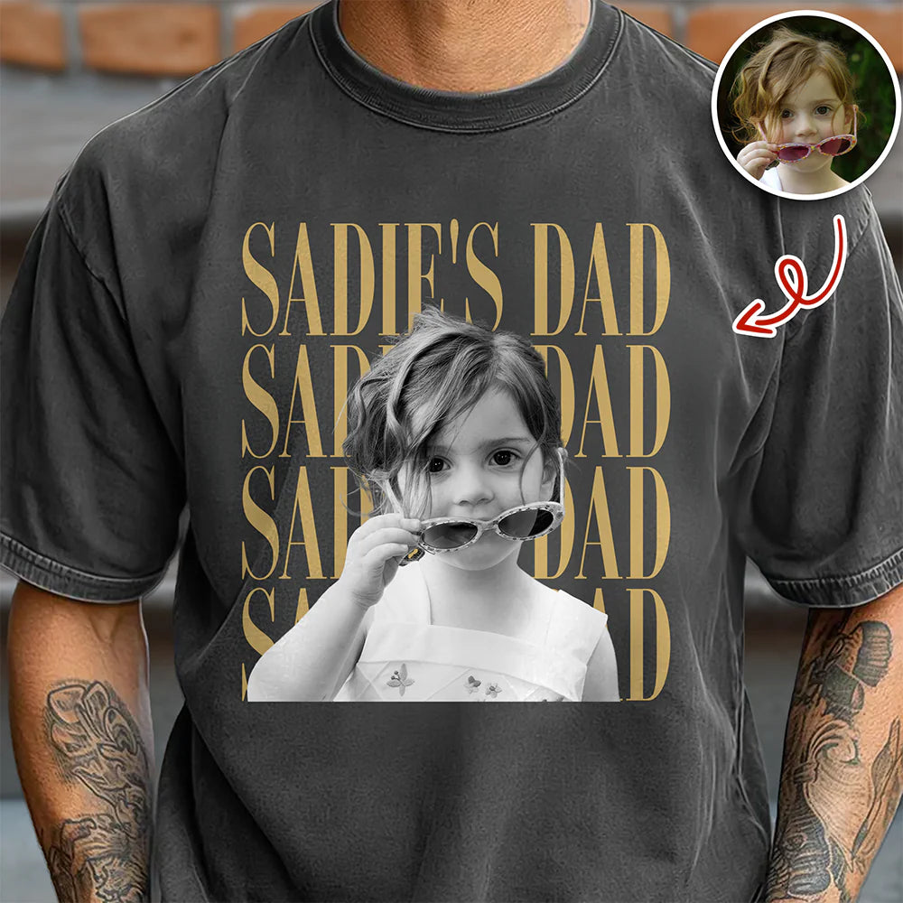 Personalized Vintage Photo Family Comfort Shirt - Dad Mom Gift HO82 902742