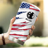 Personalized Golf Ball Pattern America Flag Fat Tumbler Gift For Golfer, Golf Lovers HA75 921040