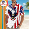 Custom Name American Pride Patriotic 250th Anniversary Eagle Hawaii Shirt HA75 921096