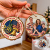 Custom Family Photo United States of America 250 Years Wood Slice Ornament HO82 900126
