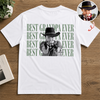 Personalized Vintage Photo Best Dad Mom Ever Family Bright Back Shirt HA75 921460