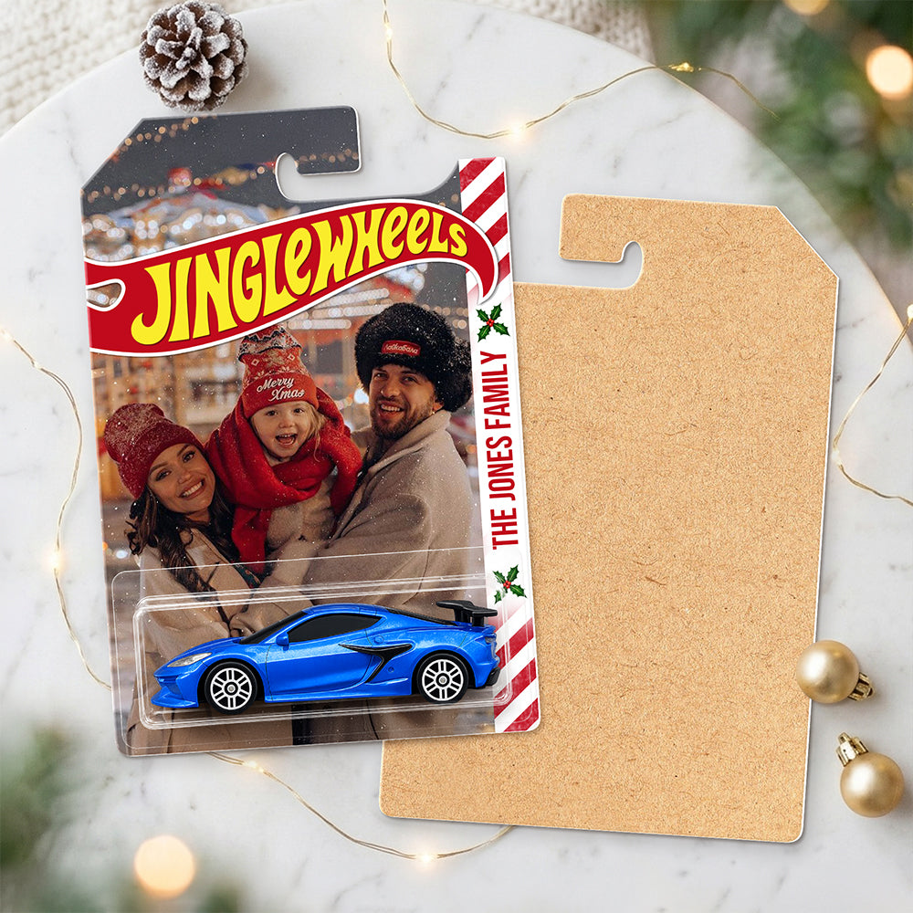 Custom Photo Merry Christmas Wheels Packaging For Family, Xmas Custom Collector Gift HO82 903182
