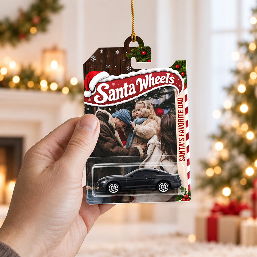 Personalized Santa Wheels Christmas Ornament Family Christmas Gift CH07 180600