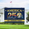 Personalized American Flag - America 250th Anniversary Yard Sign HO82 900998