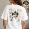 Personalized Vintage Photo Mom, Grandma, Dad, Grandpa Family Comfort Shirt Back HA75 921494