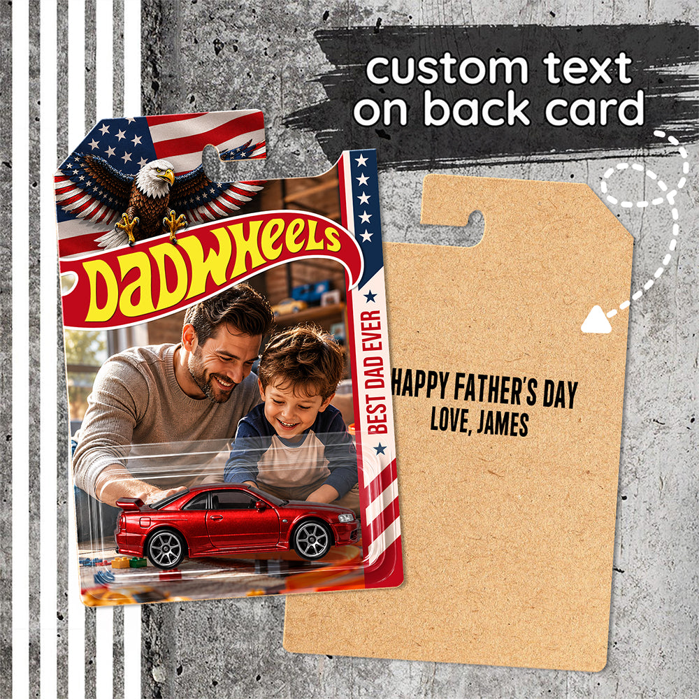 Personalized US Flag Dad Wheels Gift For Father's Day HA75 921542