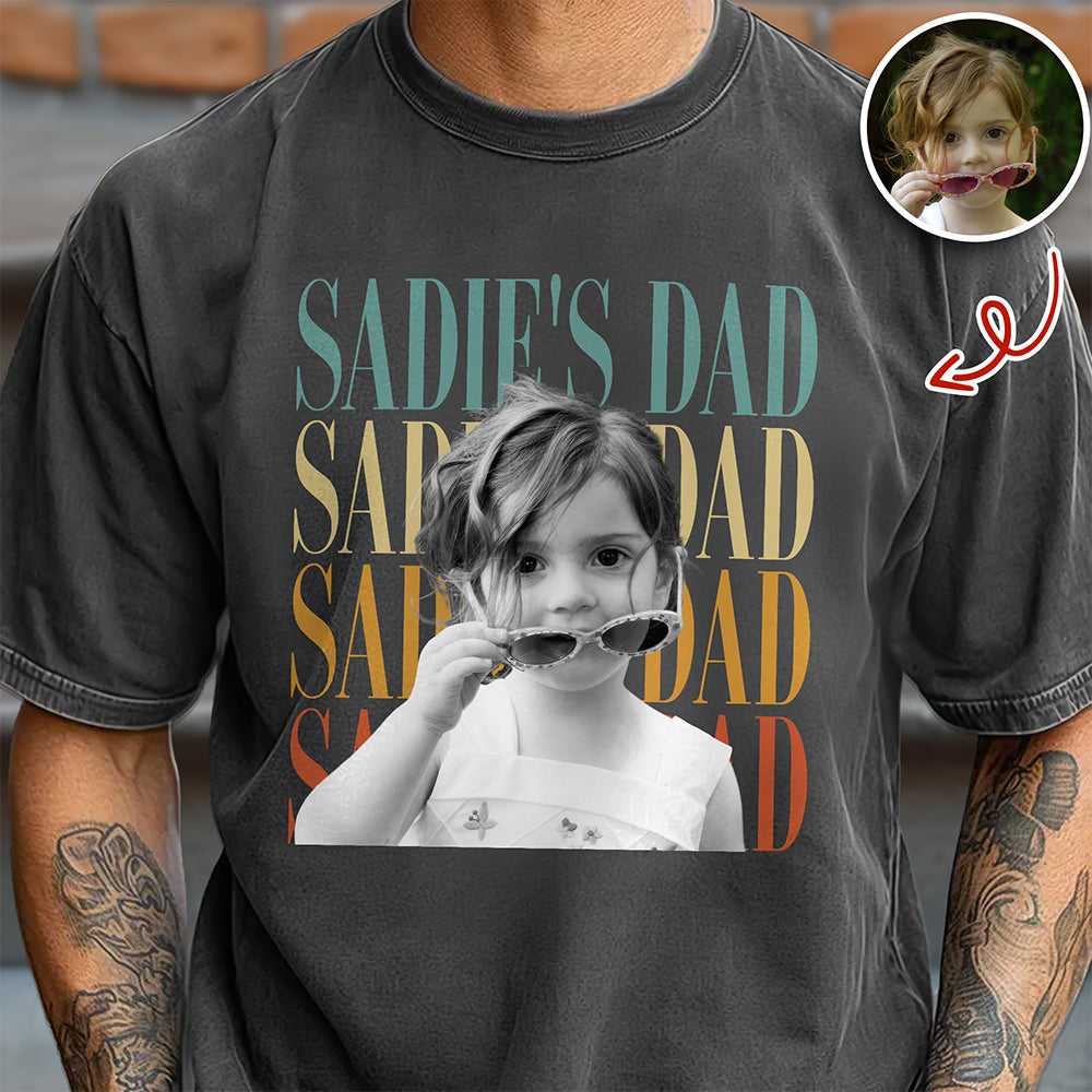 Personalized Vintage Photo Dad, Mom Family Comfort Shirt HA75 921330
